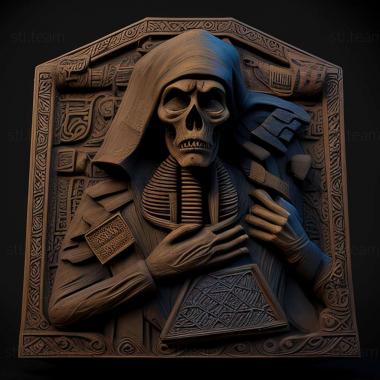 3D model Sherlock Holmes Mystery of the Mummy game (STL)